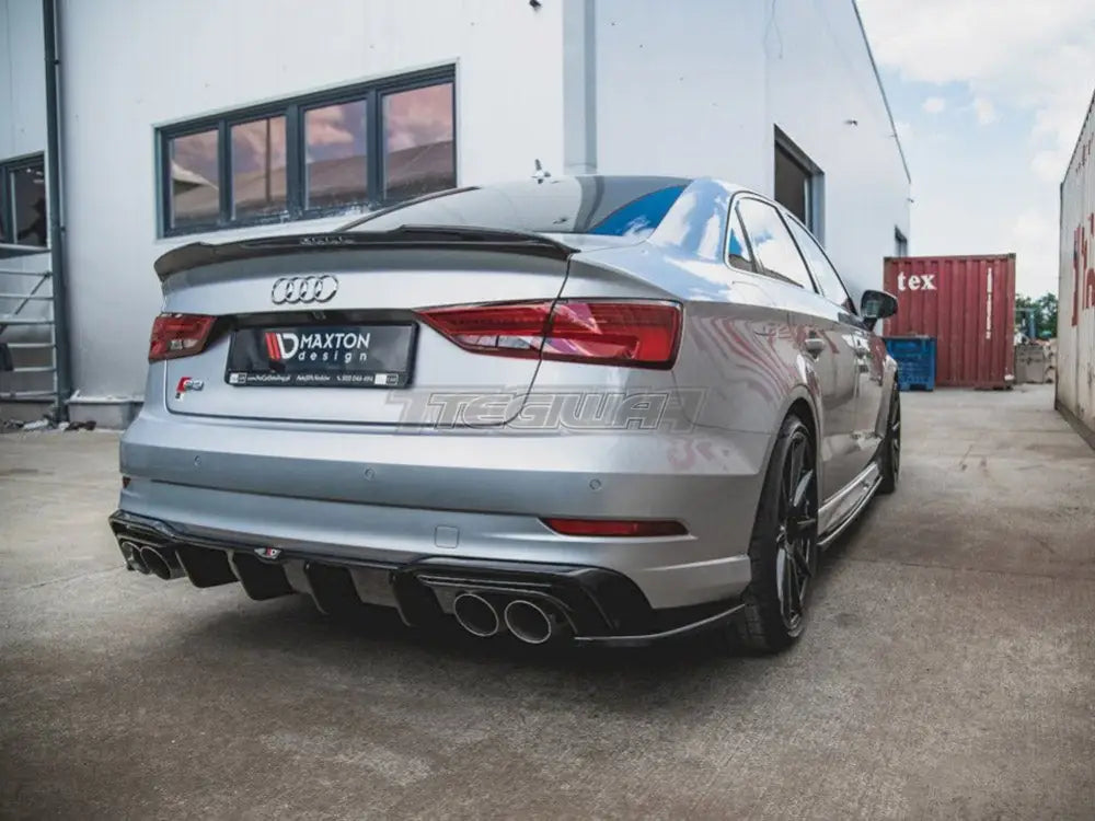 Maxton Design Rear Valance Audi S3 Sedan 8V Facelift 16-20 inc Delivery