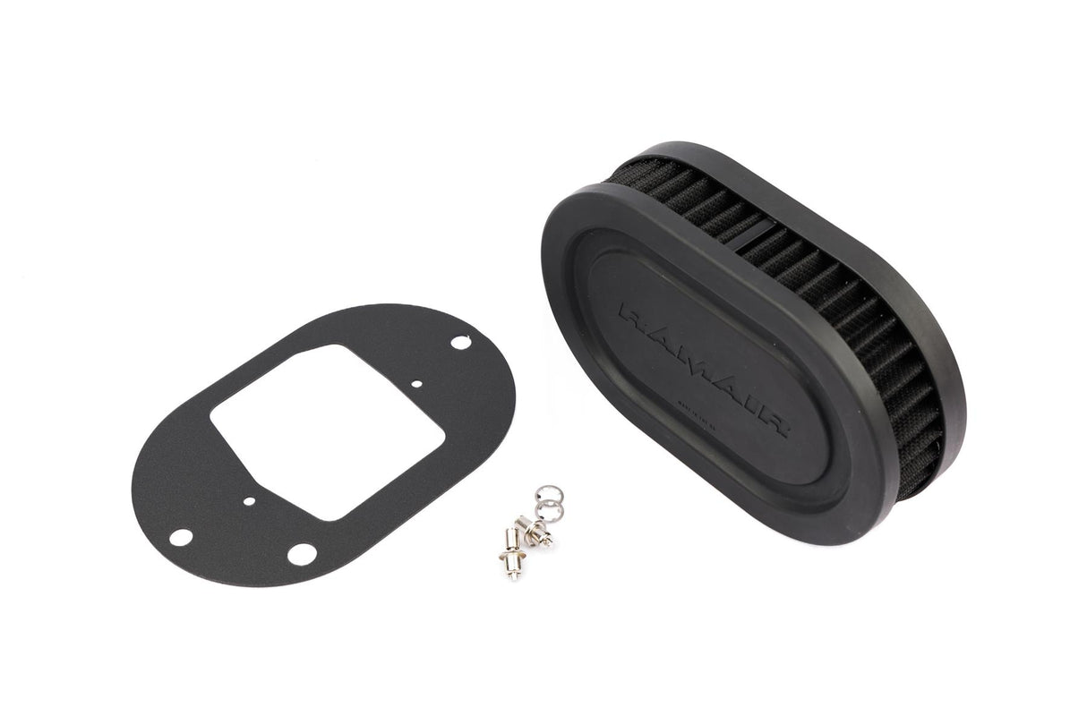 Pleated Carburettor Air Filter Baseplate to fit Weber 32/34 DFT 40mm Int Height