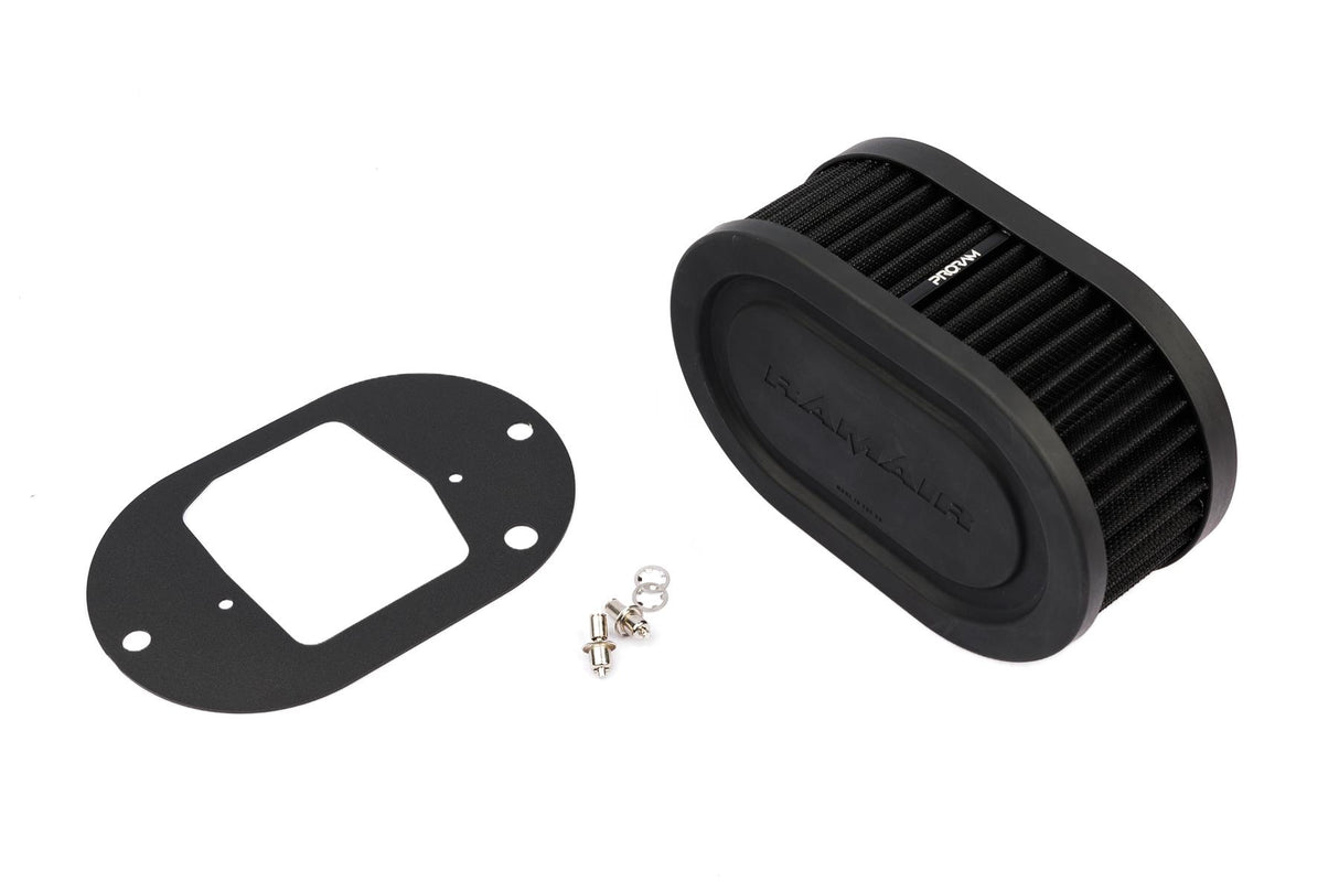 Pleated Carburettor Air Filter Baseplate to fit Weber 32/34 DFT 65mm Int Height