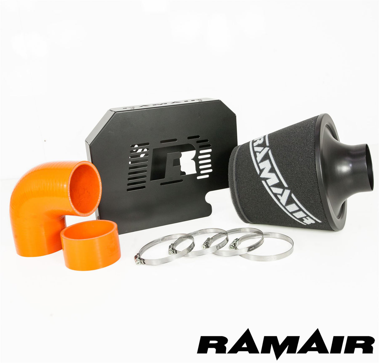 Performance Foam Induction Kit for MK2 Focus ST with ECU Holder - Orange Hoses