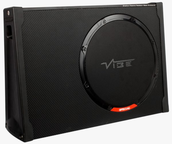 Vibe BlackAir 12" Slimline Passive Radiator Subwoofer Enclosure - 900 Watt