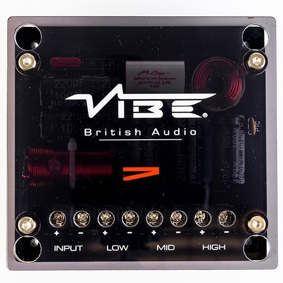 Vibe Cven 6.5" 3 Way Sound Quality Component Speaker kit, 130 Watts