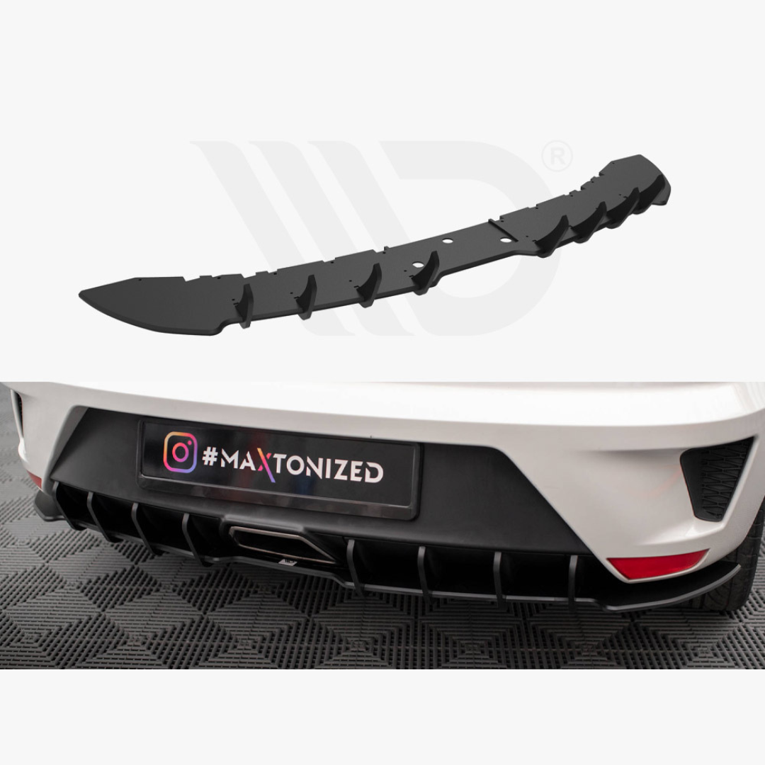 Maxton Design STREET PRO REAR DIFFUSER SEAT IBIZA CUPRA SPORT COUPE MK4