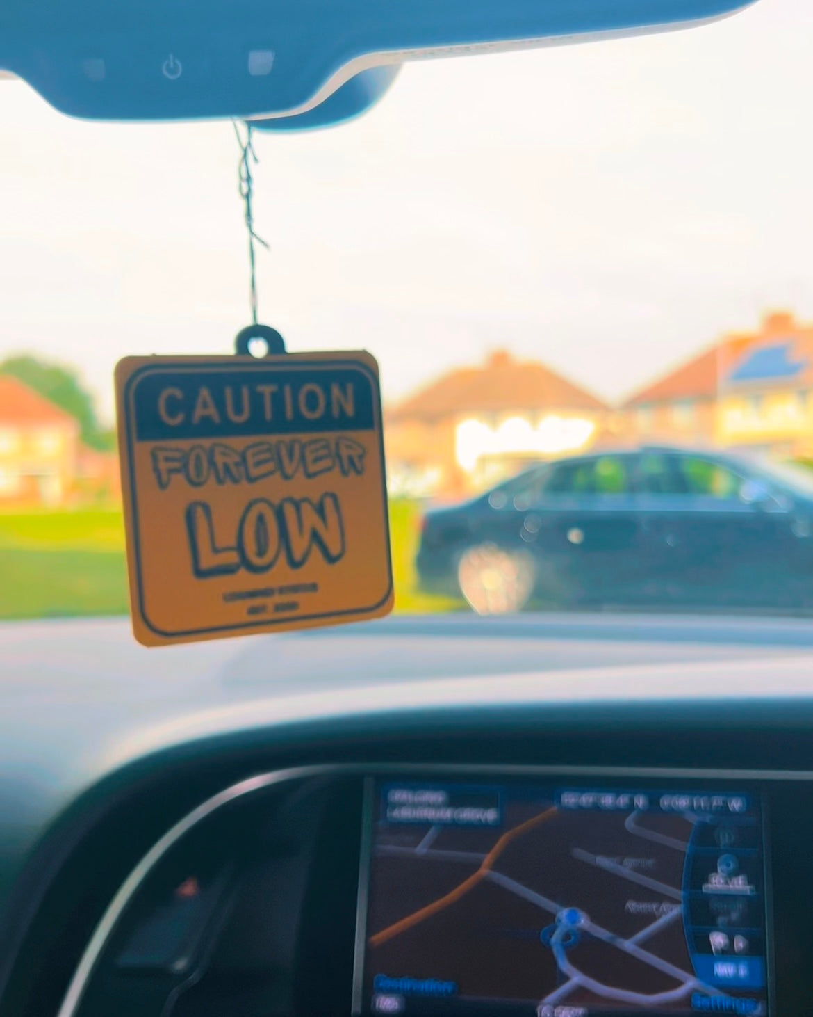 Lowered Status | Caution Low Forever - Air Freshner