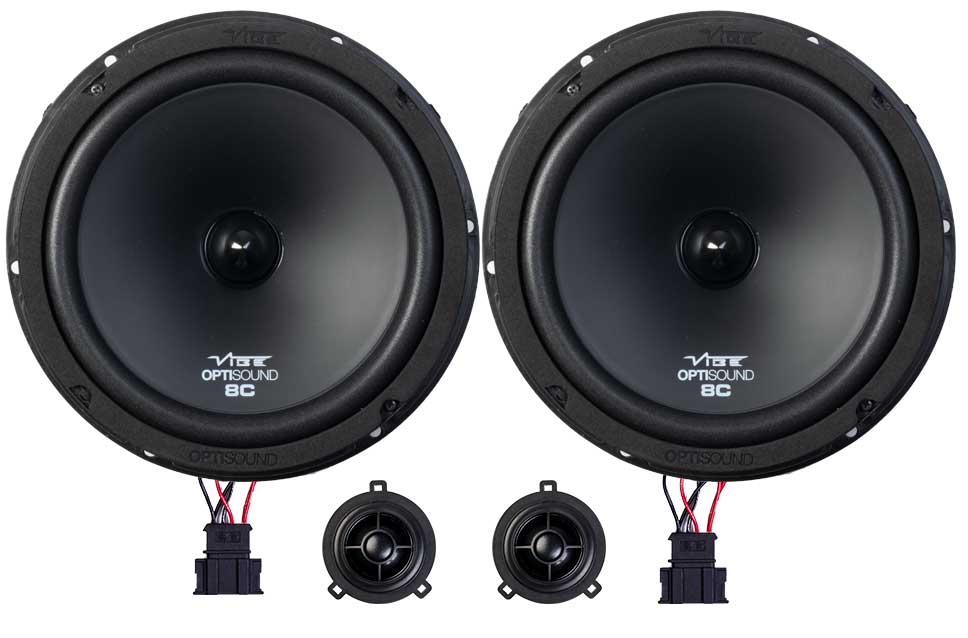 Vibe VW T6 8" Optisound Amplified Speaker Upgrade