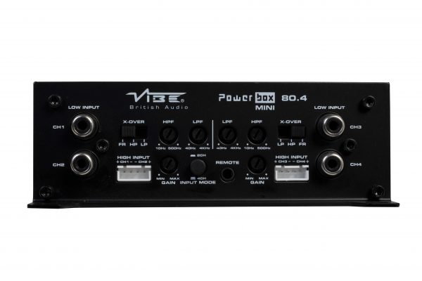 Vibe Powerbox 80 Watt - 4 Channel Class D Amplifier