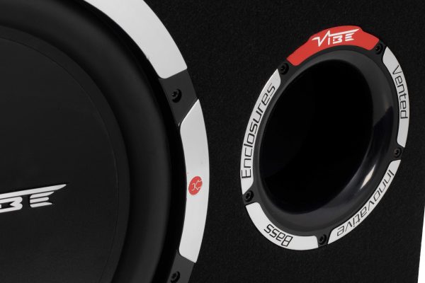 Vibe Slick 12" Active Bass Subwoofer Enclosure - 1200 Watt