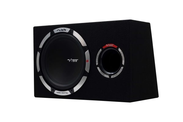Vibe Slick 12" Active Bass Subwoofer Enclosure - 1200 Watt