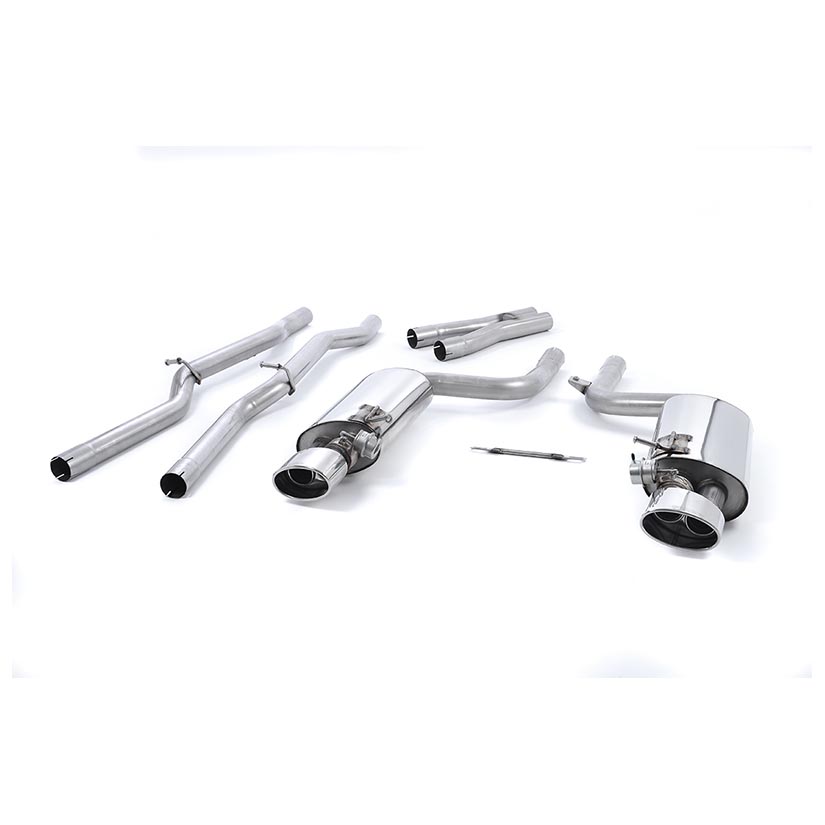 Milltek Audi RS4 B7 4.2 V8 Saloon Avant and Cabriolet 2006-2008 Cat-back Exhaust