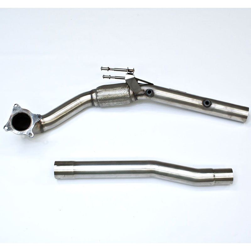 Milltek Volkswagen Jetta Mk5 GLI 2.0T FSI 2006-2010 Large-bore Downpipe and De-cat Exhaust