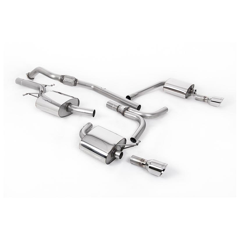 Milltek Audi A5 Sportback 2.0 TFSI 2WD and quattro Multitronic / S tronic 2009-2012 Cat-back Exhaust