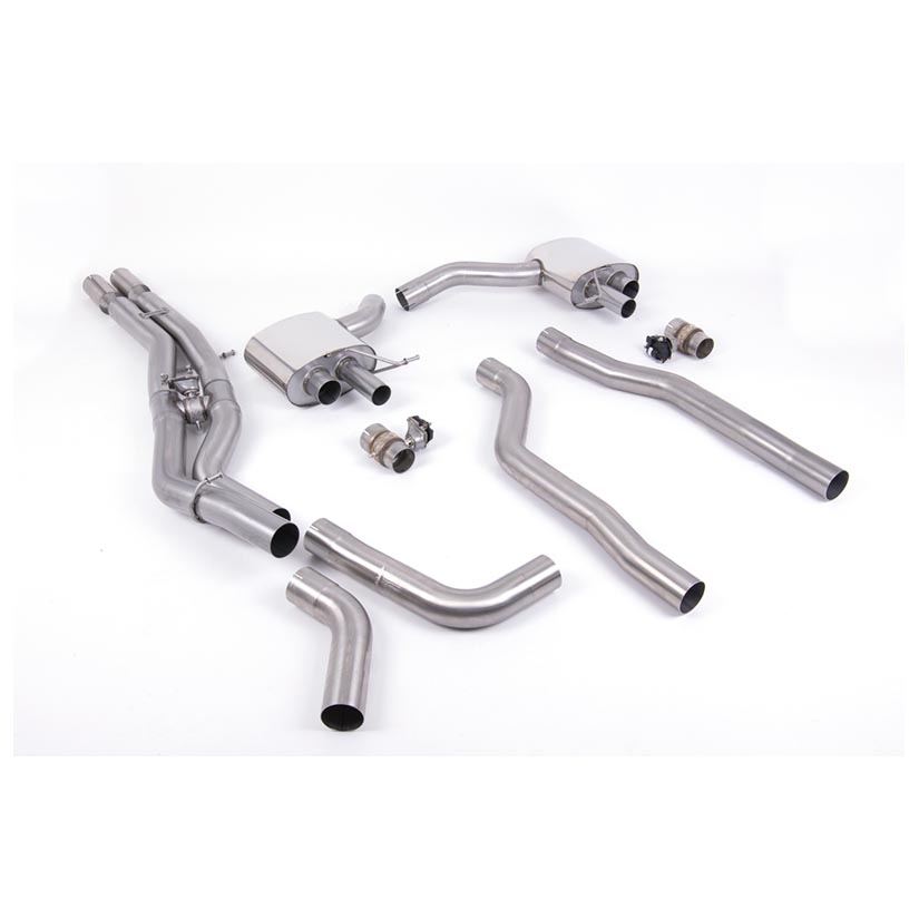 Milltek Audi RS7 C8 4.0 V8 bi-turbo (OPF/GPF Models) 2019-2023 Particulate Filter-back Exhaust
