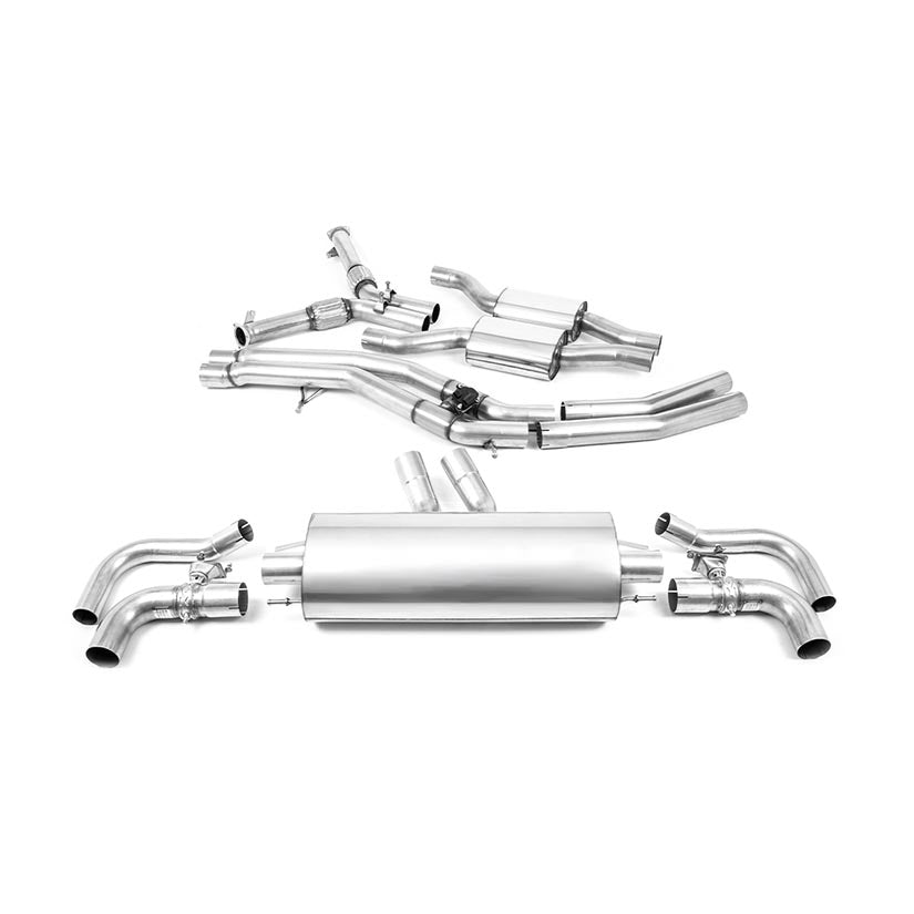 Milltek Audi RSQ8 4.0 V8 Bi-Turbo (Non OPF / GPF Equipped Models) 2020-2023 Cat-back Exhaust
