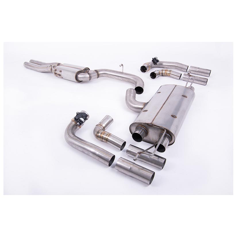Milltek Audi RS3 Saloon/Sedan 400PS (8Y MQB EVO) - OPF/GPF Models 2021-2023 Particulate Filter-back Exhaust