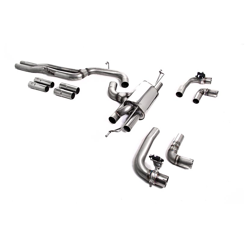 Milltek Audi RS3 Saloon/Sedan 400PS (8Y MQB EVO) - Non-OPF/GPF Models 2022-2023 Particulate Filter-back Exhaust