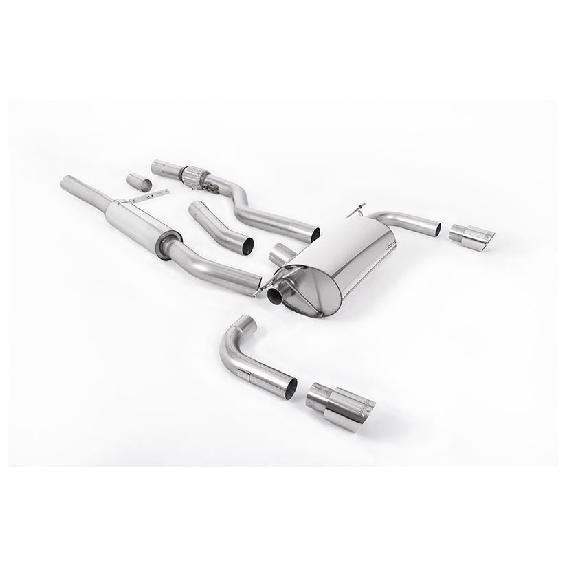 Milltek BMW 4 Series F32 428i Coupe (Manual Gearbox without Tow Bar None xDrive & N20 Engine Only) 2014-2018 Cat-back Exhaust
