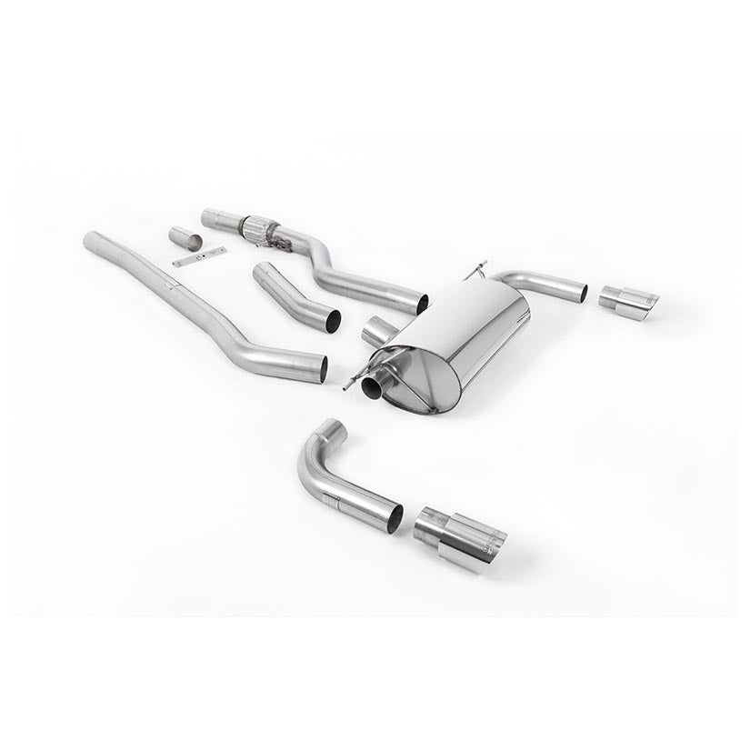 Milltek BMW 4 Series F32 428i Coupe (Manual Gearbox without Tow Bar None xDrive & N20 Engine Only) 2014-2018 Cat-back Exhaust