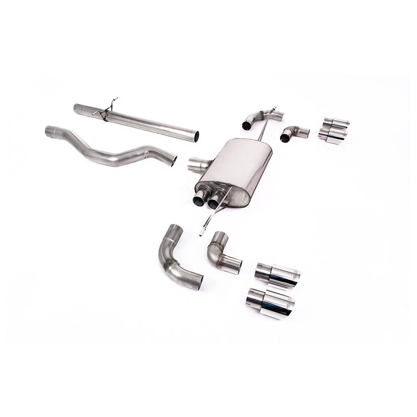 Milltek Land Rover Defender 110 2.0 I4 P300 & P400e (OPF/GPF and Non-OPF/GPF Equipped Vehicle Compatible) 2020-2023 Particulate Filter-back Exhaust