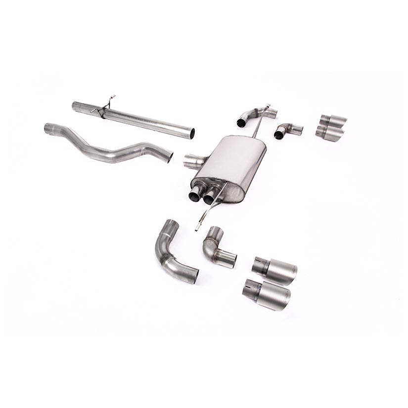 Milltek Land Rover Defender 110 2.0 I4 P300 & P400e (OPF/GPF and Non-OPF/GPF Equipped Vehicle Compatible) 2020-2023 Particulate Filter-back Exhaust