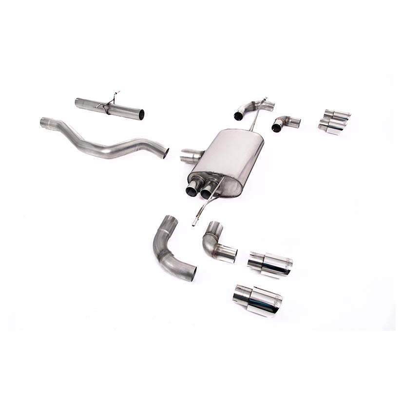 Milltek Land Rover Defender 90 2.0 I4 P300 & P400e (OPF/GPF and Non-OPF/GPF Equipped Vehicle Compatible) 2020-2023 Particulate Filter-back Exhaust