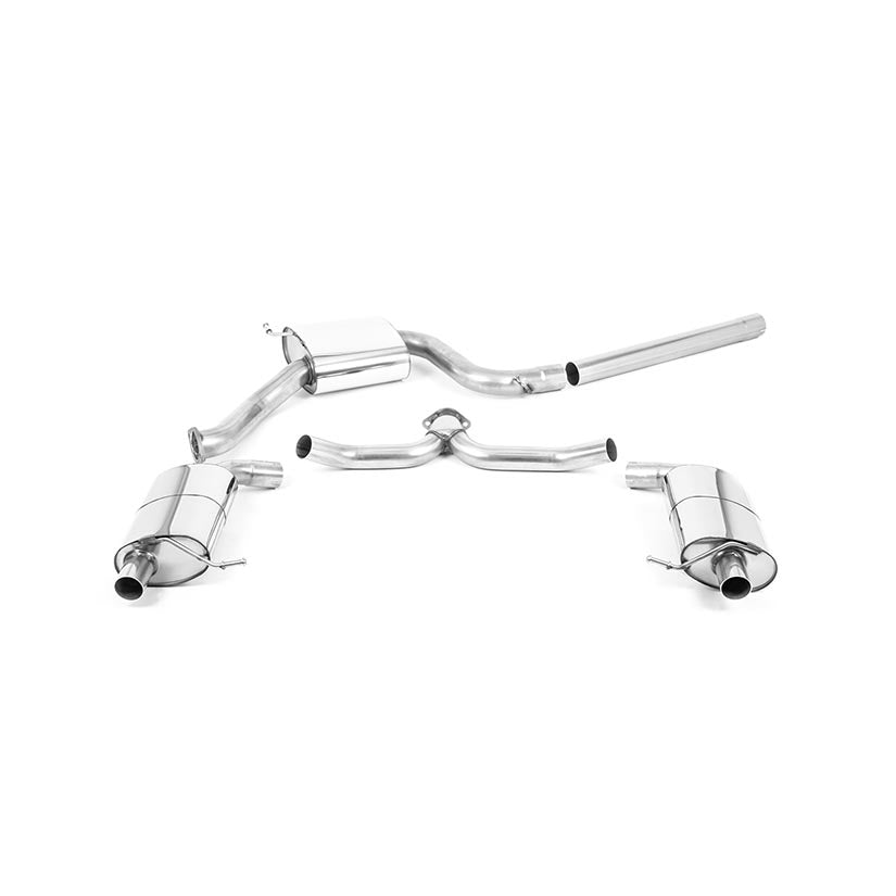 Milltek Skoda Octavia vRS 2.0 TSI 245PS Hatch & Estate (manual and DSG-auto OPF/GPF Only & Post Facelift) 2019-2020 Cat-back Exhaust