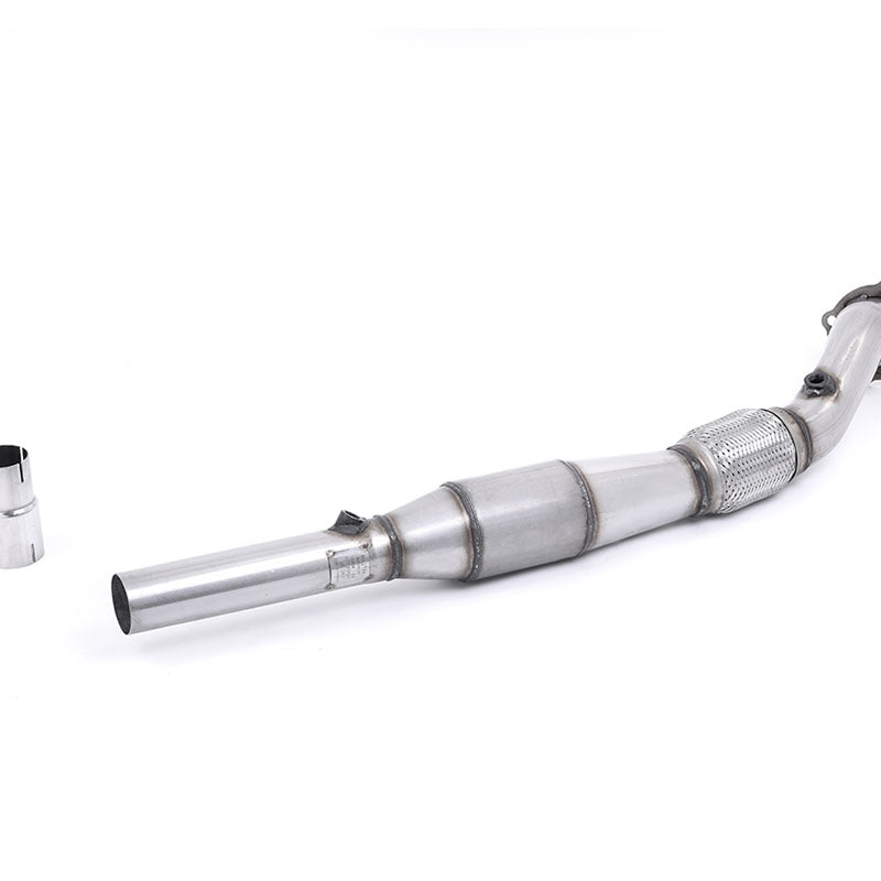 Milltek Seat Leon 1.8T Sport and Cupra 180PS 2000-2005 Large Bore Downpipe and Hi-Flow Sports Cat Exhaust - Fits OE System
