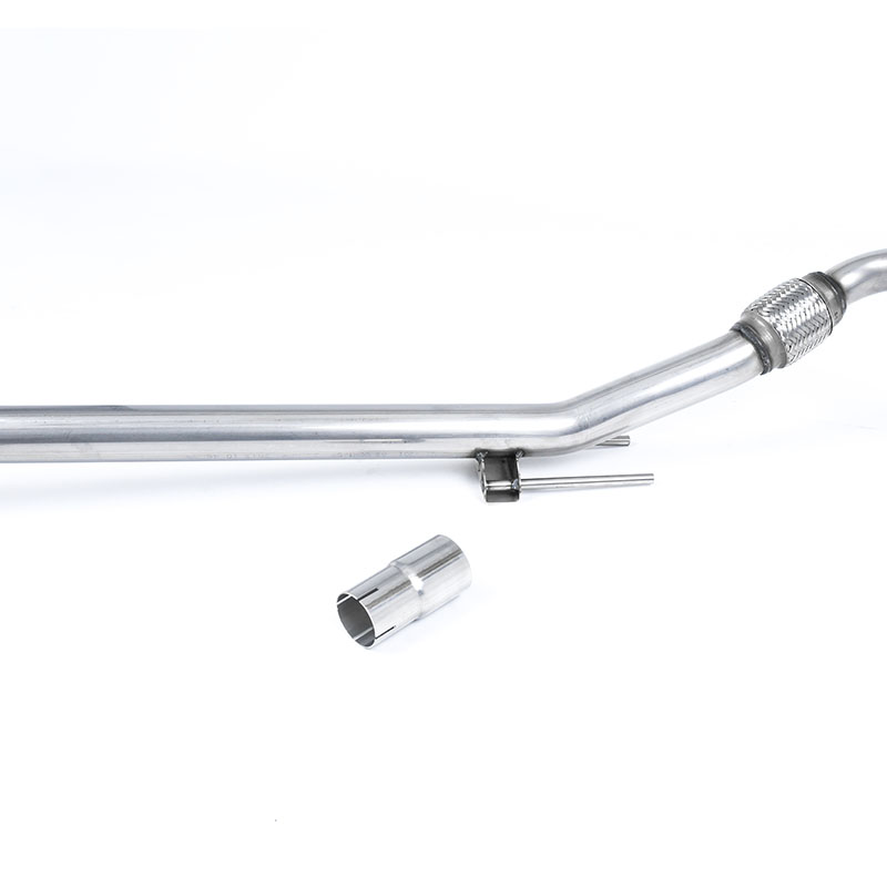 Milltek Volkswagen Bora 1.8T 2WD 2000-2005 Large-bore Downpipe and De-cat Exhaust - Must be fitted with OE Cat-back system