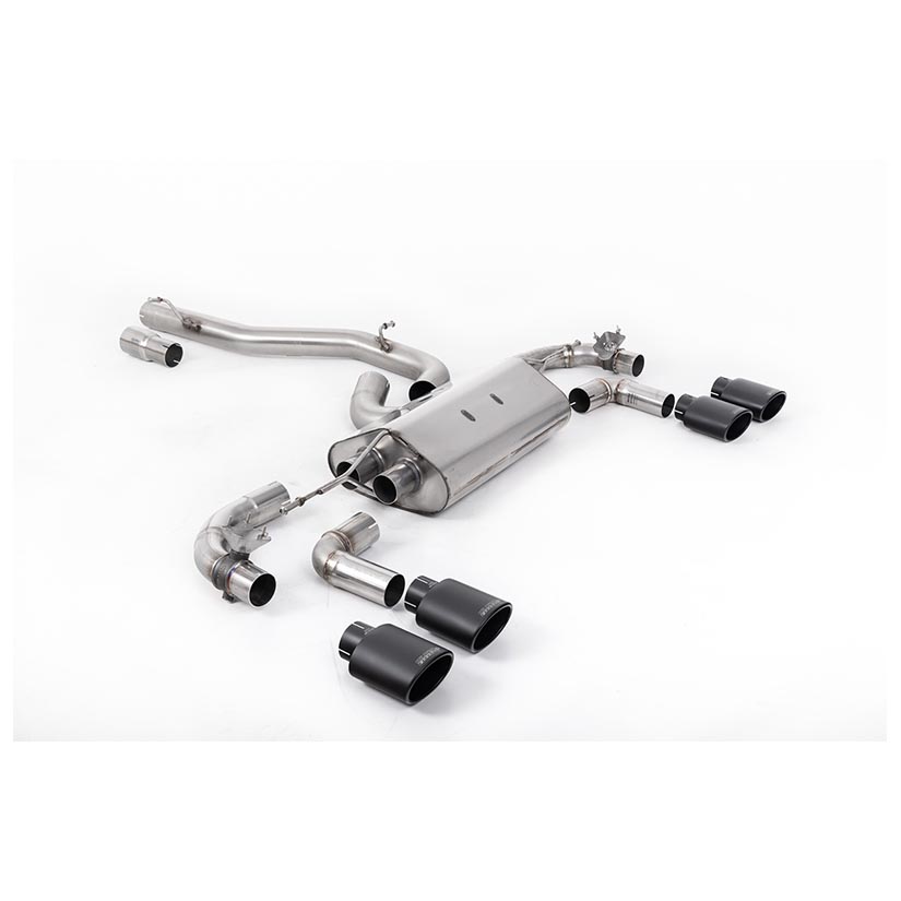 Milltek Volkswagen Golf Mk7.5 R 2.0 TSI 310PS (Non-GPF Equipped Models Only) - 80mm Race Systems 2017-2021 Cat-back Exhaust