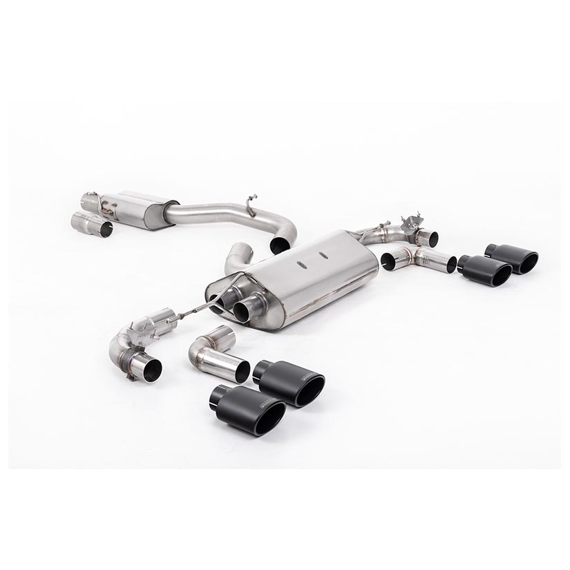 Milltek Volkswagen Golf Mk7.5 R 2.0 TSI 310PS (Non-GPF Equipped Models Only) - 80mm Race Systems 2017-2021 Cat-back Exhaust