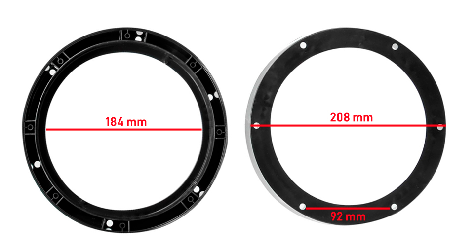 Vibe VW T5.1 8" Optisound Amplified Speaker Upgrade (Inc. Amp & Harness)