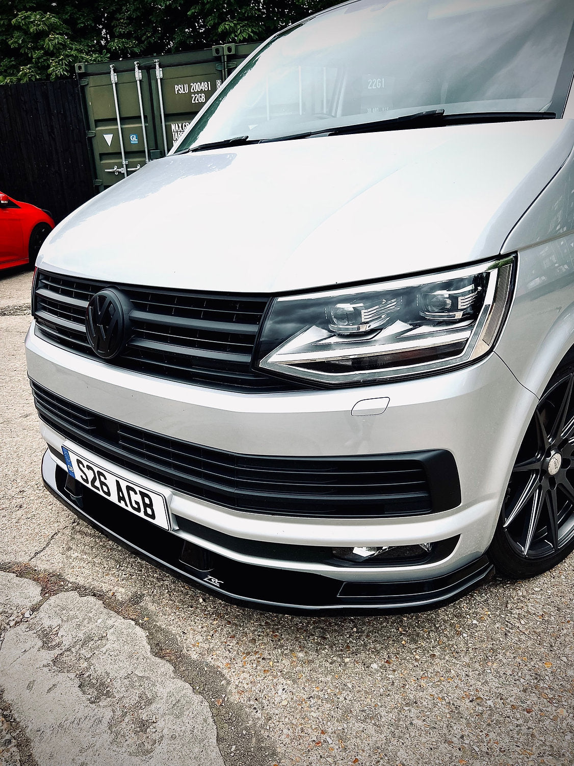 Volkswagen Transporter T6 Non-Sportline Long Wheelbase - Front Splitter