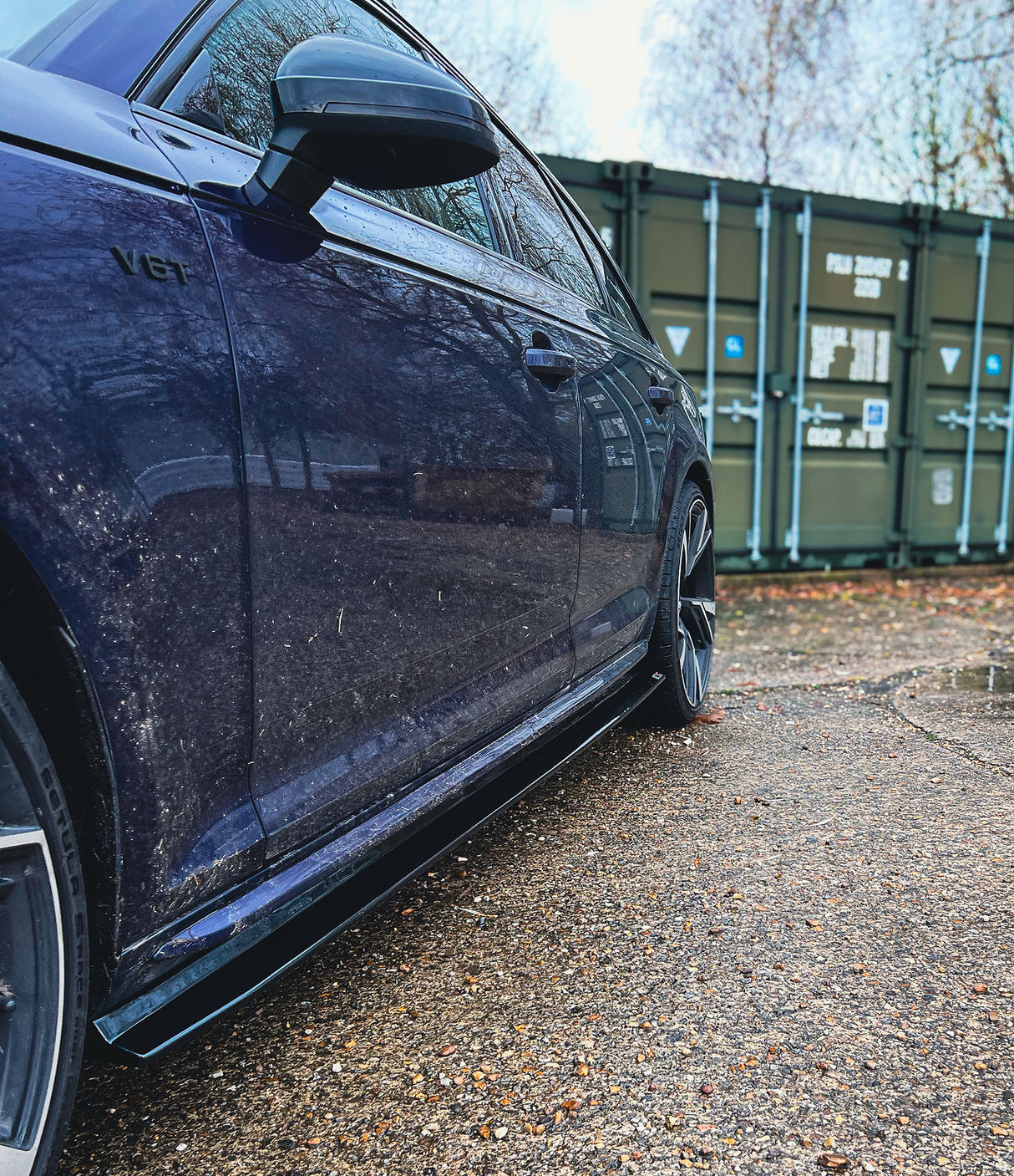 Audi S4 B9 Avant - Side Skirt Splitters