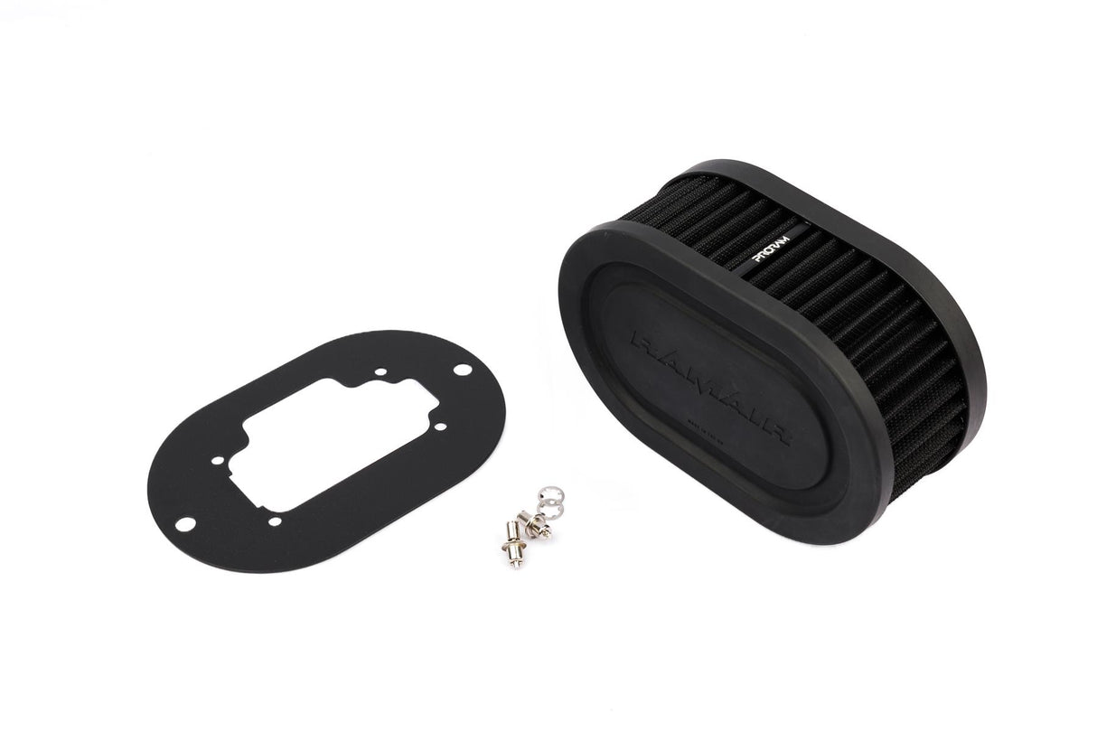 Pleated Carb Air Filter Baseplate to fit Weber 32/36 DGV/DGEV 38 DGAS/DGMS 65mm