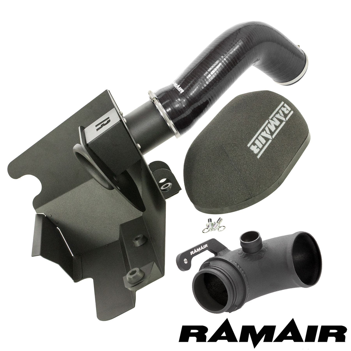 Performance Foam Induction Kit With Turbo Elbow for 2.0 TSI MQB VAG - Black Hose
