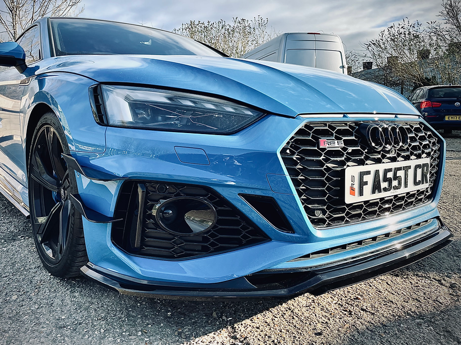 Audi RS5 B9.5 Coupe with Centre Blade - Front Splitter