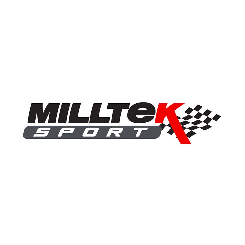 Milltek Volkswagen Up! GTI 1.0TSI 115PS (3 & 5 Door) 2018-2023 Large-bore Downpipe and De-cat Exhaust - Fits with OE System