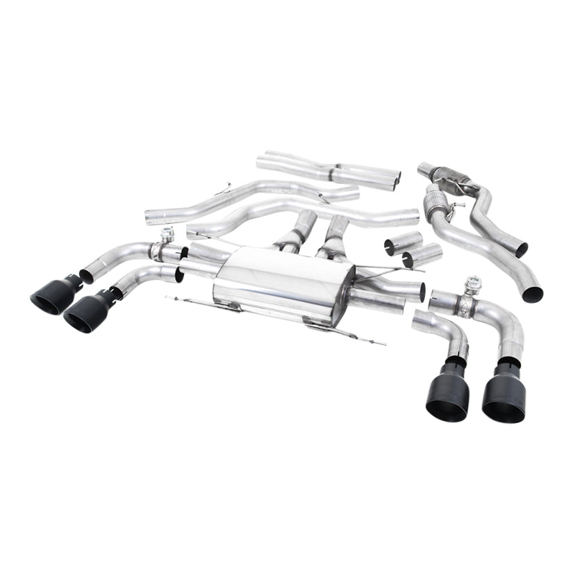 Milltek Alfa Romeo Giulia Quadrifoglio 2.9 V6 Bi-Turbo (Non OPF/GPF Models) 2017-2023 Cat-back Exhaust
