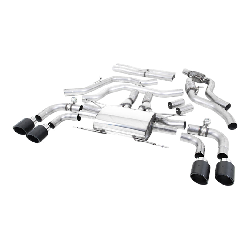 Milltek Alfa Romeo Giulia Quadrifoglio 2.9 V6 Bi-Turbo (Non OPF/GPF Models) 2017-2023 Cat-back Exhaust