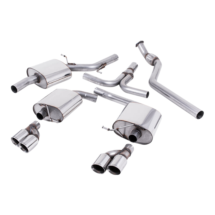 Milltek Audi A5 Sportback 2.0 TFSI 2WD and quattro Manual 2009-2023 Cat-back Exhaust
