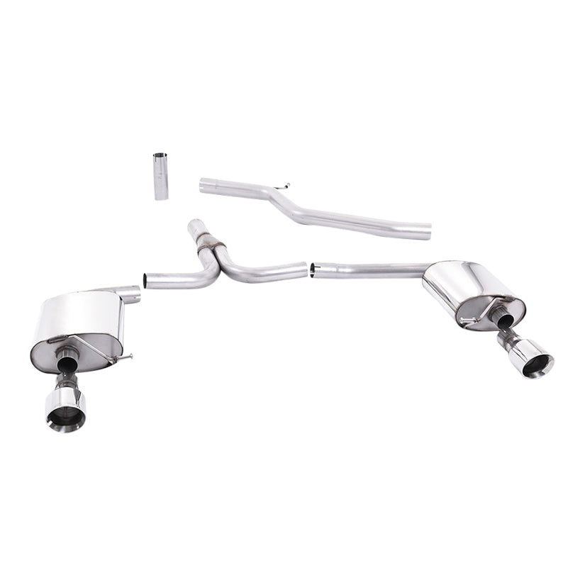 Milltek Audi A4 3.0 TDi B8 quattro Saloon and Avant 2008-2011 Cat-back Exhaust