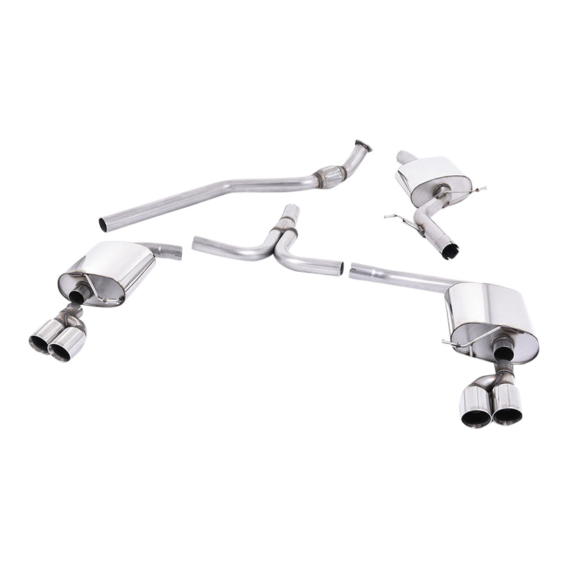Milltek Audi A5 Coupe S line 2.0 TFSI 2WD and quattro S tronic 2008-2023 Cat-back Exhaust