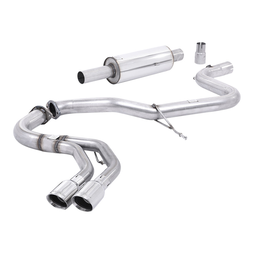 Milltek Audi A3 2.0 TDI 184PS MQB 2WD (3 Door & Sportback Models) 2013-2020 Cat-back Exhaust