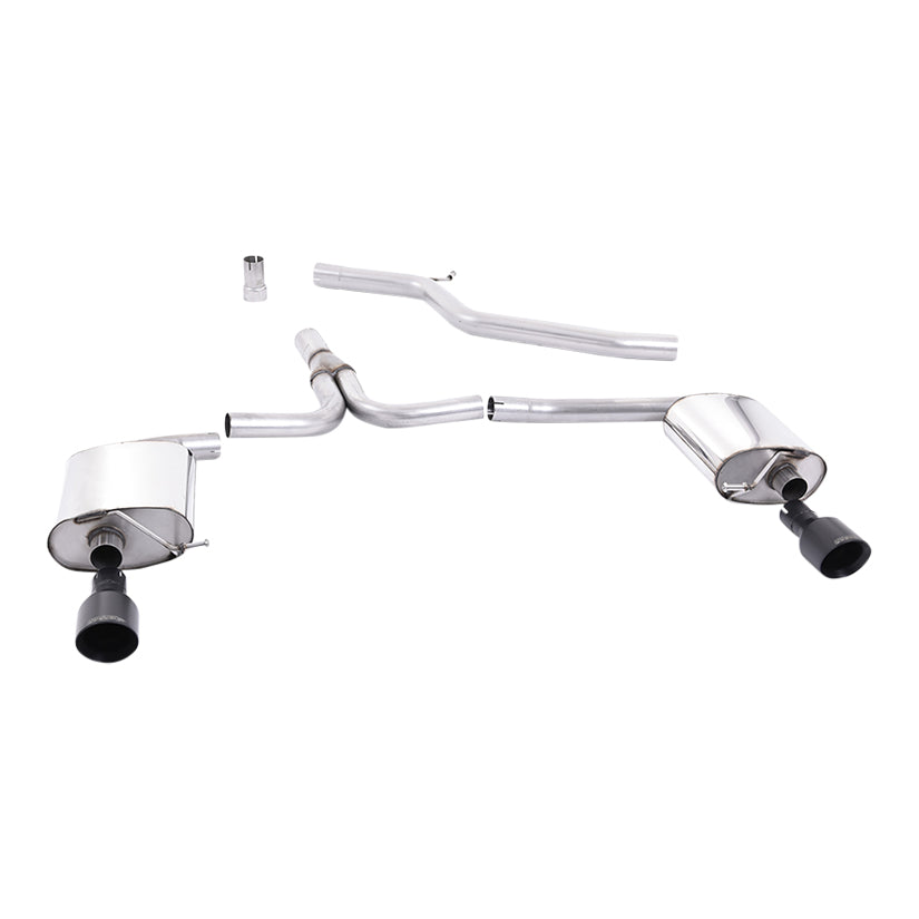 Milltek Audi A4 2.0 TDi B8 177PS quattro Saloon and Avant 2009-2011 Cat-back Exhaust
