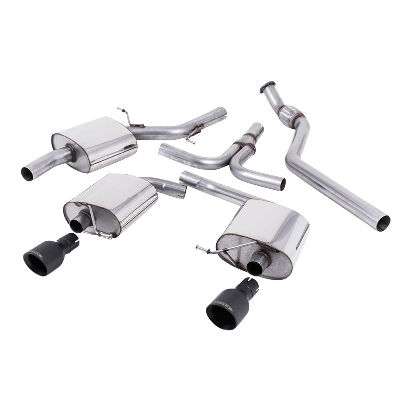 Milltek Audi A5 Coupe S line 2.0 TFSI 2WD and quattro (manual only) 2008-2023 Cat-back Exhaust