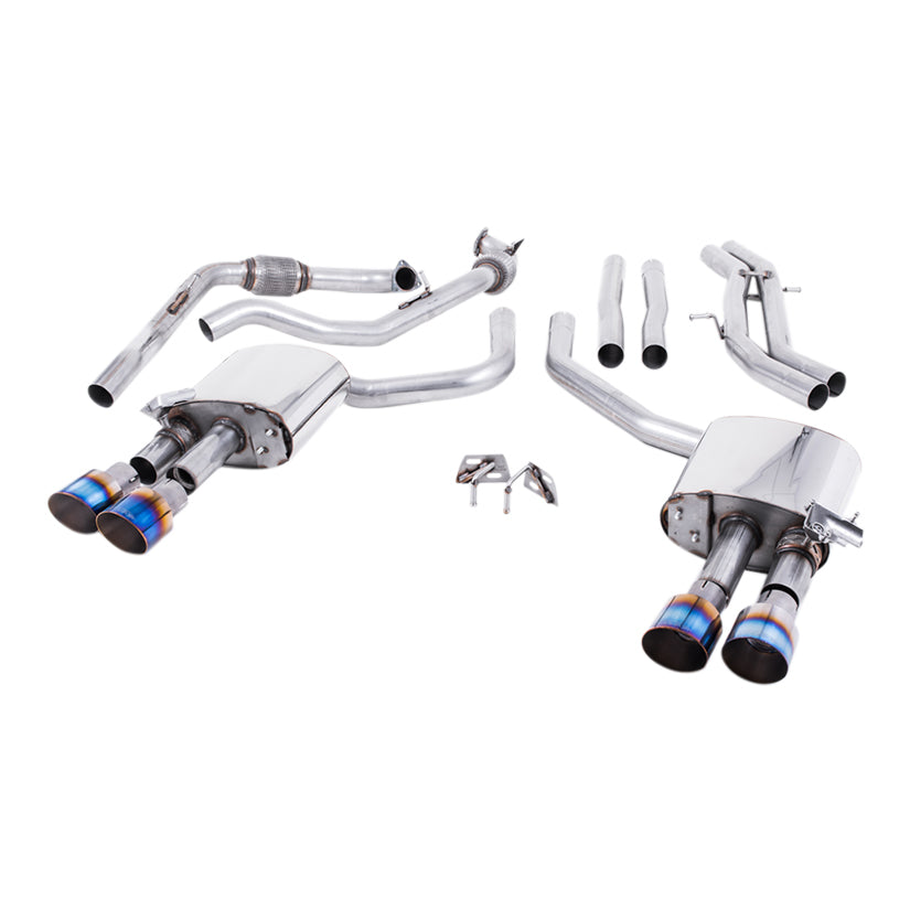 Milltek Audi S4 3.0 Turbo V6 B9 - Saloon/Sedan & Avant (Sport Diff Models Only & Without Brace Bars) 2016-2023 Cat-back Exhaust