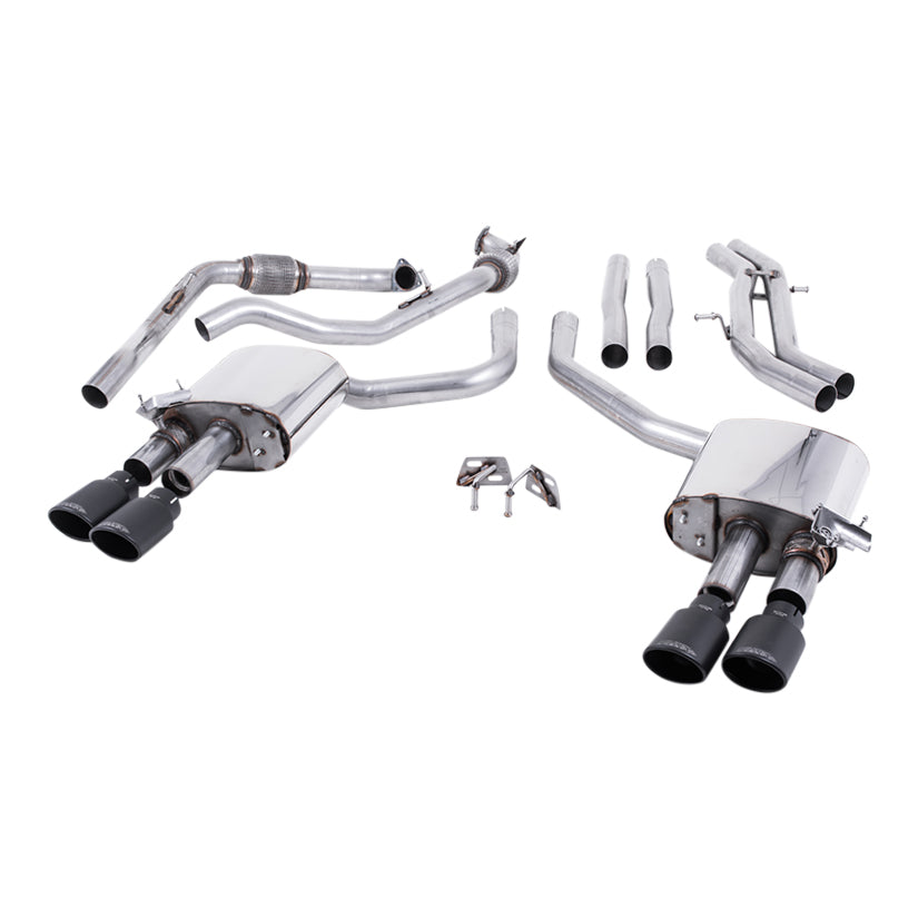 Milltek Audi S4 3.0 Turbo V6 B9 - Saloon/Sedan & Avant (Sport Diff Models Only & Without Brace Bars) 2016-2023 Cat-back Exhaust