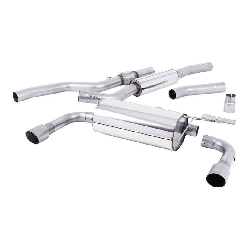 Milltek BMW 4 Series F32 428i Coupe (Manual Gearbox without Tow Bar None xDrive & N20 Engine Only) 2014-2018 Cat-back Exhaust