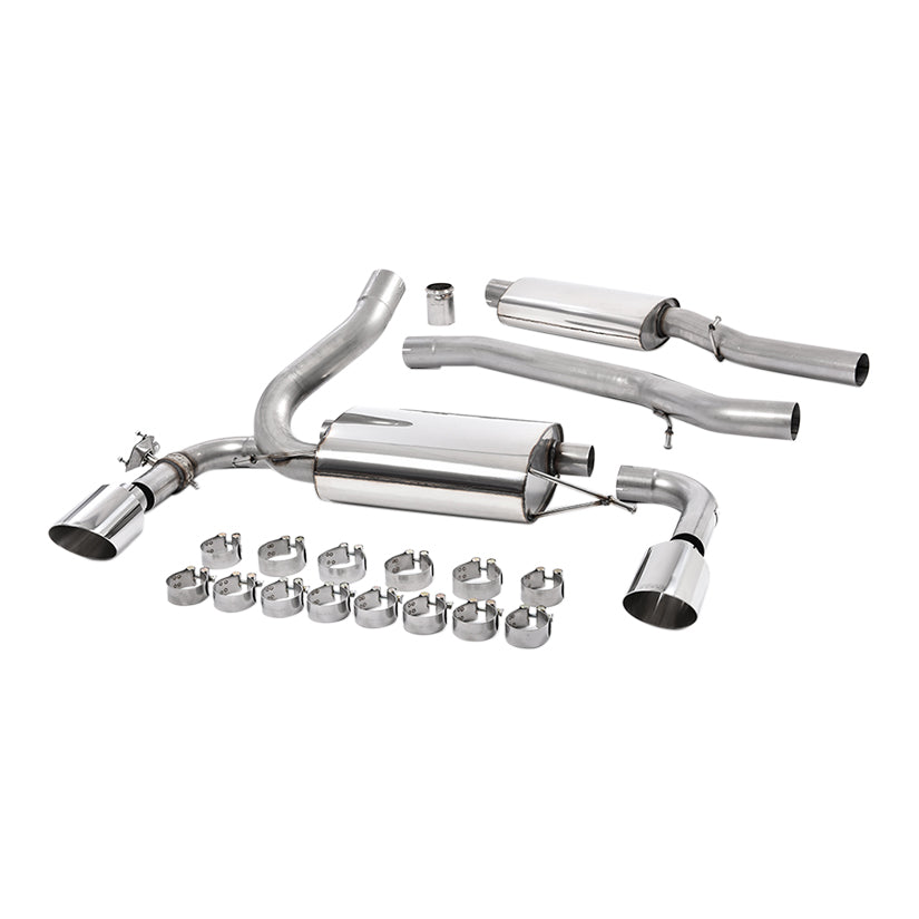 Milltek Ford Focus Mk3 RS 2.3-litre EcoBoost 4wd 5-Door Hatchback 2016-2018 Cat-back Exhaust