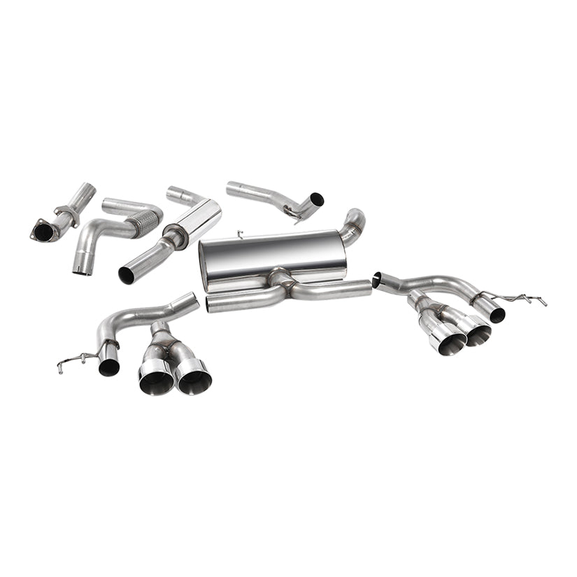Milltek Honda Civic Type R FK2 Turbocharged 2.0 litre i-VTEC (LHD models only) 2015-2017 Cat-back Exhaust