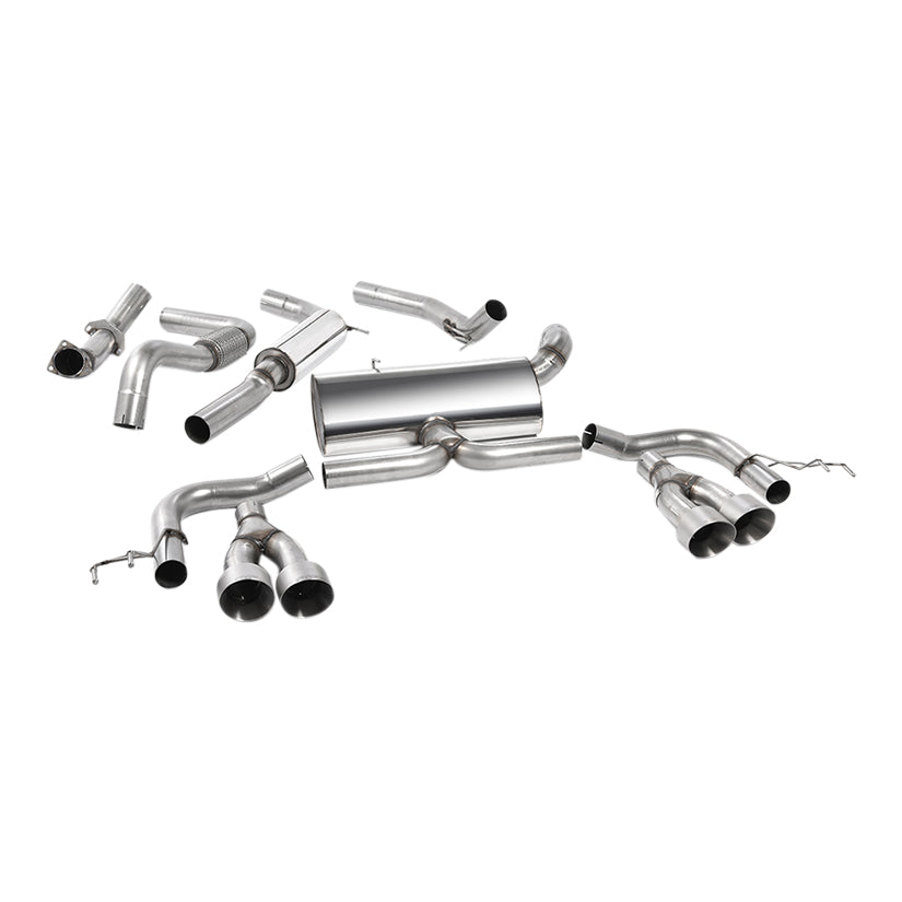 Milltek Honda Civic Type R FK2 Turbocharged 2.0 litre i-VTEC (LHD models only) 2015-2017 Cat-back Exhaust